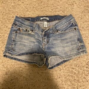 Abercrombie & Fitch Light Blue Jean Shorts